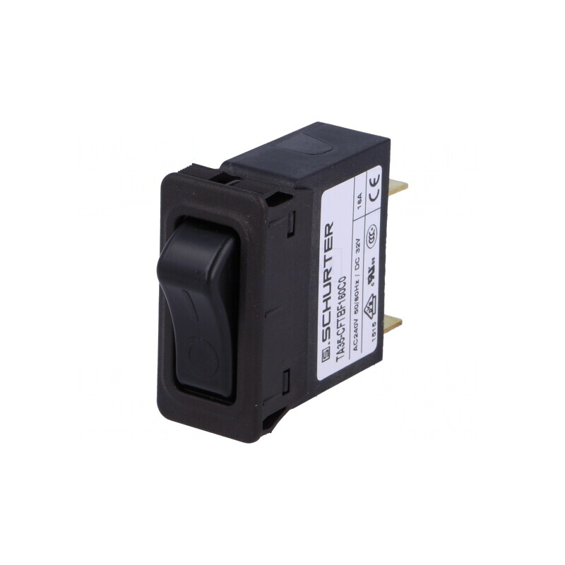 Întrerupător Supracurent 16A 240VAC 32VDC SPST | Electronic-mag.ro | Componente Electronice