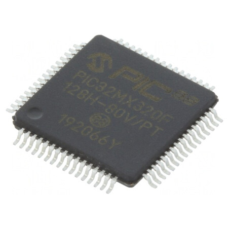 Microcontroler PIC 128kB 3,6V SMD TQFP64 8MHz | Electronic-mag.ro | Componente Electronice