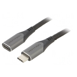 Cablu USB C-USB C 0.5m Negru 5Gbps PVC | Electronic-mag.ro | Componente Electronice