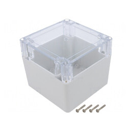 Carcasă Universală cu Bucșă din Alamă 105x105x90 mm | Electronic-mag.ro | Componente Electronice