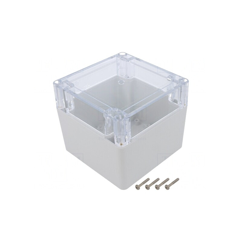 Carcasă Universală cu Bucșă din Alamă 105x105x90 mm | Electronic-mag.ro | Componente Electronice