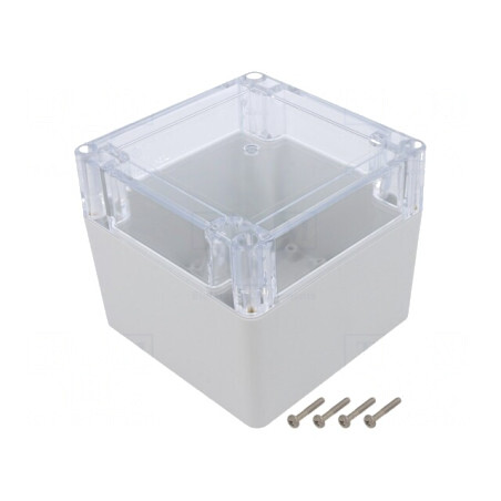 Carcasă Universală cu Bucșă din Alamă 105x105x90 mm | Electronic-mag.ro | Componente Electronice