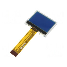 Afișaj LCD Grafic 128x64 Negativ 37x30mm LED | Electronic-mag.ro | Componente Electronice