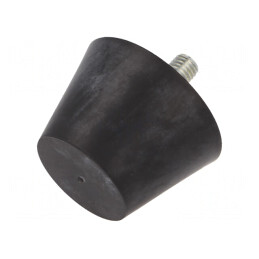 Picioruș vibro-absorbant 60mm Duritate Shore 70 3258N | Electronic-mag.ro | Componente Electronice