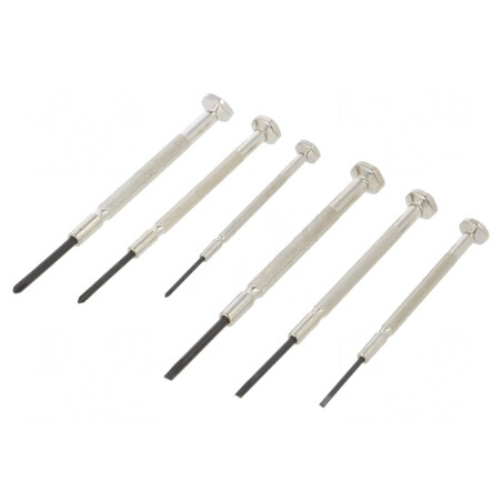 Set Șurubelnițe de Precizie, 6 Bucăți | Electronic-mag.ro | Componente Electronice