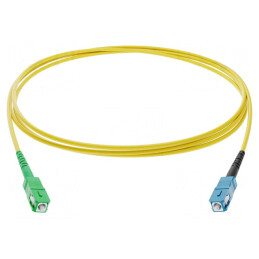 Patch Cord Fibră Optică SC/APC SC/UPC 5m 9/125um | Electronic-mag.ro | Componente Electronice