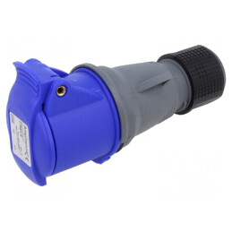 Conector Alimentare AC Trifazat Cablu Mufă Mamă Dreaptă | Electronic-mag.ro | Componente Electronice