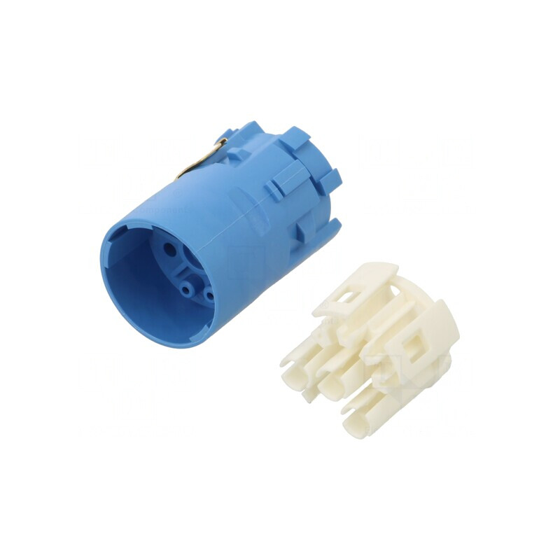 Conector M23 PIN 8(4+4) Tată pe Cablu | Electronic-mag.ro | Componente Electronice