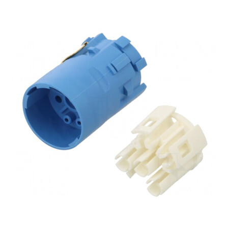 Conector M23 PIN 8(4+4) Tată pe Cablu | Electronic-mag.ro | Componente Electronice