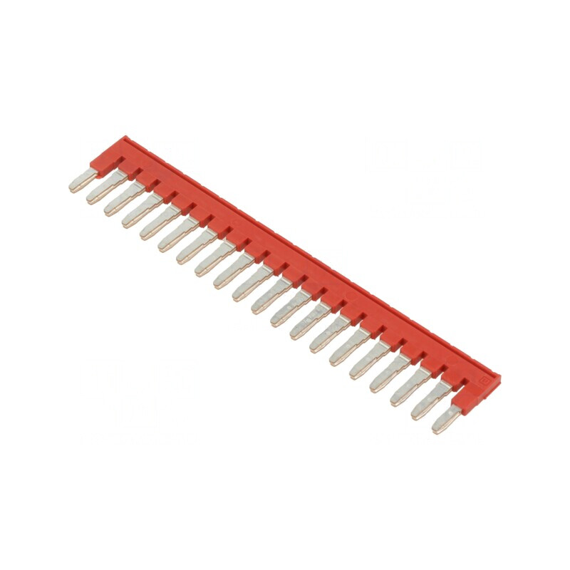 Punte cu șuruburi roșie 20 piste, 6mm | Electronic-mag.ro | Componente Electronice