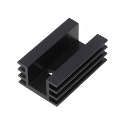 Radiator Extrudat Negru TO220 50x32x20mm 7K/W | Electronic-mag.ro | Componente Electronice