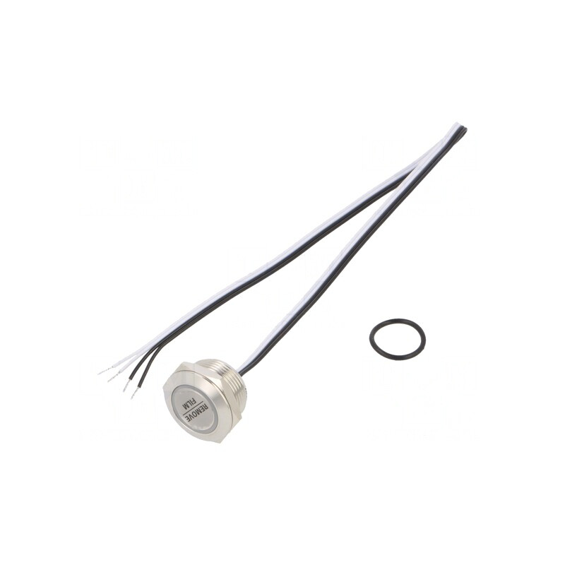 Comutator Anti-vandalism IP65 Ø19mm 50mA 24V | Electronic-mag.ro | Componente Electronice