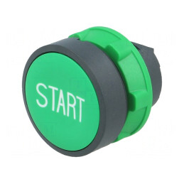 Comutator apăsare verde 22mm stabil 1 poziție | Electronic-mag.ro | Componente Electronice