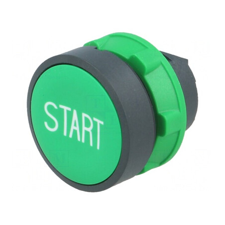 Comutator apăsare verde 22mm stabil 1 poziție | Electronic-mag.ro | Componente Electronice