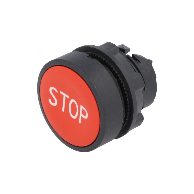 Comutator acționat prin apăsare 22mm roșu | Electronic-mag.ro | Componente Electronice