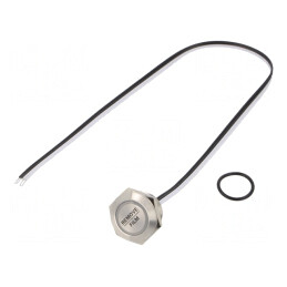 Comutator Anti-vandalism 2 Poz SPST-NO 50mA 24VDC IP65 Ø19mm | Electronic-mag.ro | Componente Electronice