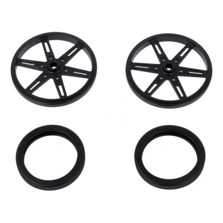 Ax Neagră cu Împingere și Înșurubare 70mm | Electronic-mag.ro | Componente Electronice