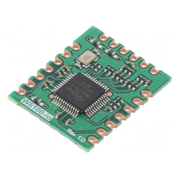 Modul: Ethernet; Comp: W6100; 3,3VDC; 24x20x2,6mm; Ethernet,SPI