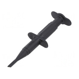Cârlig de măsurare negru 1kV 4mm 122mm | Electronic-mag.ro | Componente Electronice