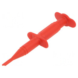 Clips de măsurare cu cârlig roșie 1kV 4mm 122mm | Electronic-mag.ro | Componente Electronice