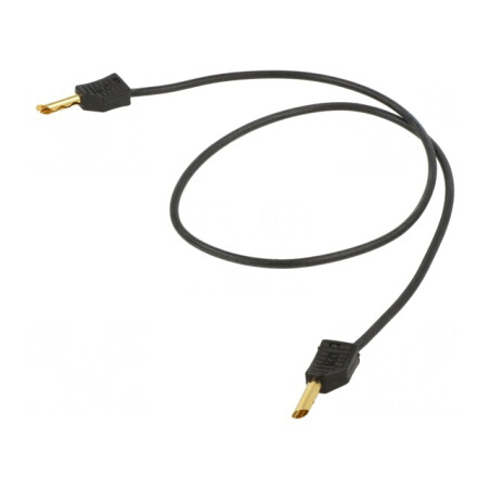 Cablu de măsurare 0,5m 60V 30V negru | Electronic-mag.ro | Componente Electronice