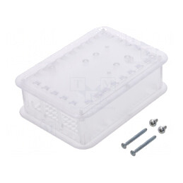 Carcasă Raspberry Pi 4 B Semitransparentă | Electronic-mag.ro | Componente Electronice