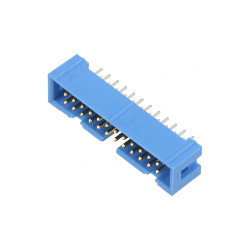 Soclu IDC Tată 24 Pin THT Aurit 2,54mm 2x12 | Electronic-mag.ro | Componente Electronice