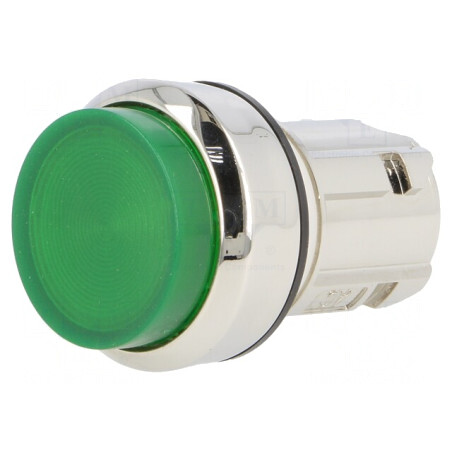 Comutator Apăsare 22mm Verde IP67 | Electronic-mag.ro | Componente Electronice