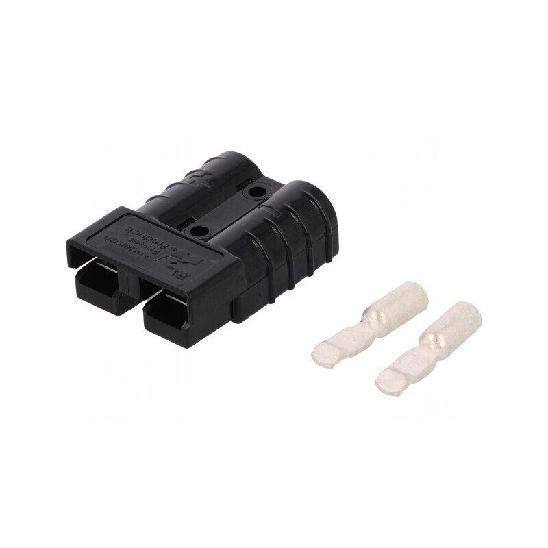 Mufă cablu SB50 hermafrodită 2 pini crimpată | Electronic-mag.ro | Componente Electronice