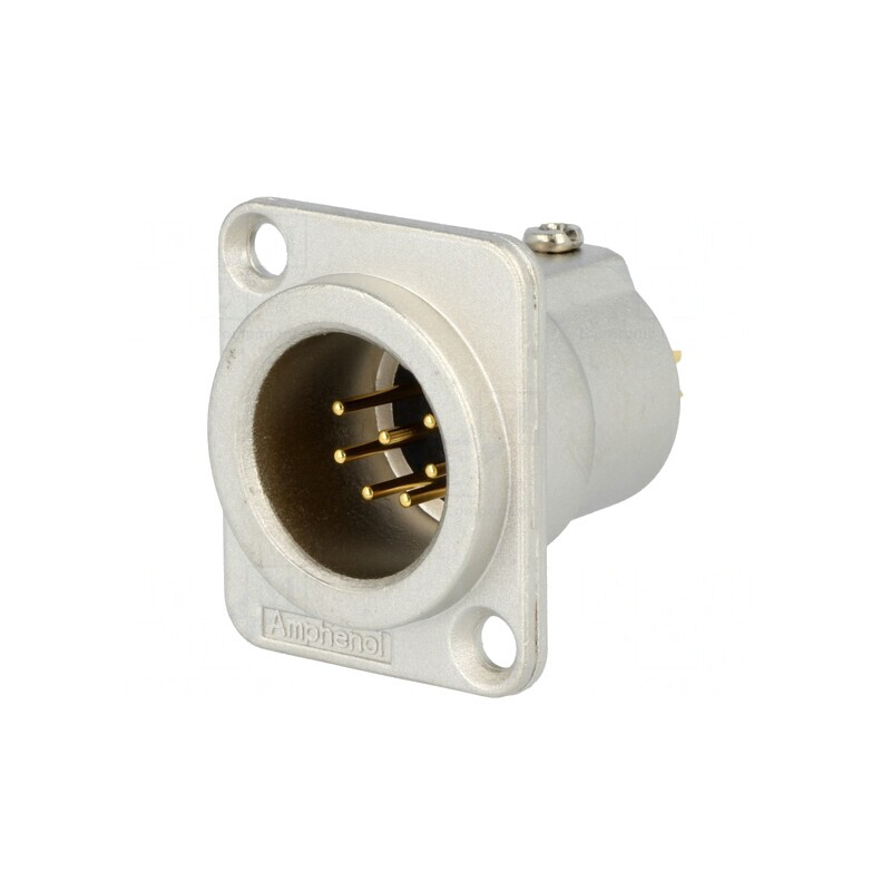 Soclu XLR Tată 7 PIN Argintat | Electronic-mag.ro | Componente Electronice