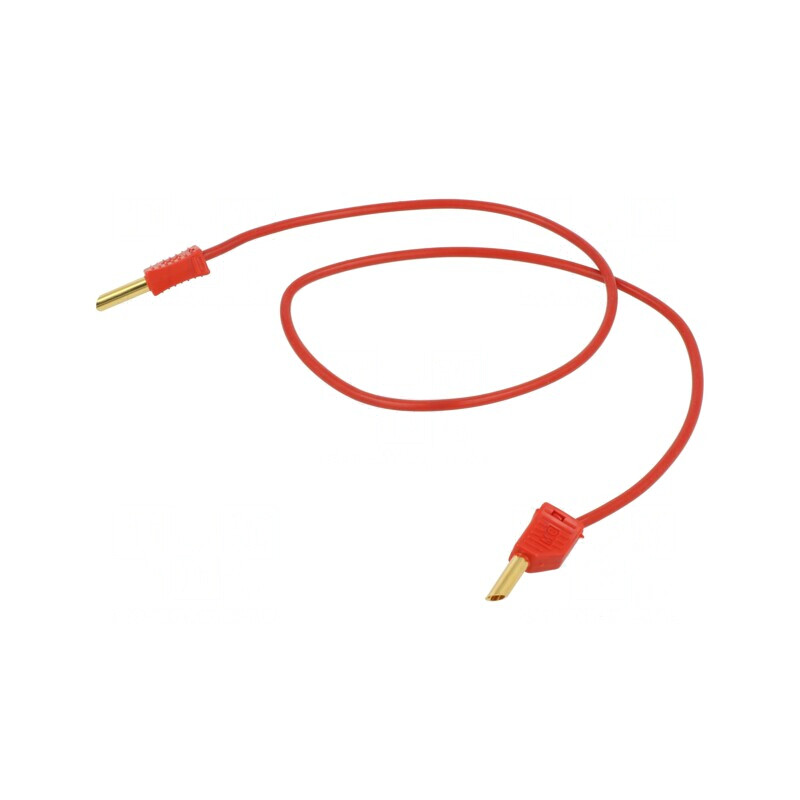 Cablu Măsurare 60VDC 30VAC 19A 0.5m Roșu | Electronic-mag.ro | Componente Electronice