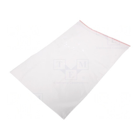 Pungă cu fermoar 350x250mm polietilenă | Electronic-mag.ro | Componente Electronice