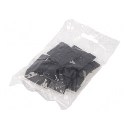 Obturator Negru pentru Profile LED, 20 Buc ABS BACK10 | Electronic-mag.ro | Componente Electronice