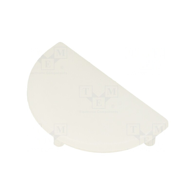 Obturator Lăptos pentru Profile LED, 20 Buc Plexiglass PMMA | Electronic-mag.ro | Componente Electronice