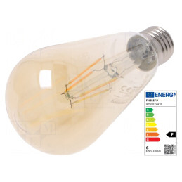 Lampă LED E27 4W Alb Cald 2500K 400lm | Electronic-mag.ro | Componente Electronice