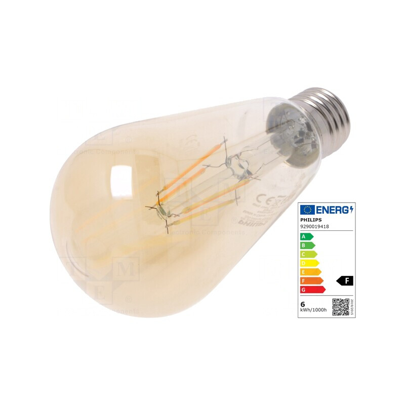Lampă LED E27 4W Alb Cald 2500K 400lm | Electronic-mag.ro | Componente Electronice