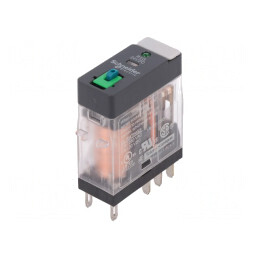 Releu Electromagnetic DPDT 24VDC 5A cu Soclu | Electronic-mag.ro | Componente Electronice