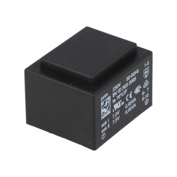 Transformator încapsulat 1,9VA 230V 7,5V 126mA | Electronic-mag.ro | Componente Electronice