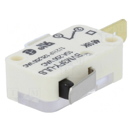 Microîntrerupător cu Manetă 10A 250VAC SPST IP40 | Electronic-mag.ro | Componente Electronice