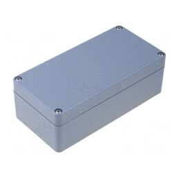 Carcasă universală ABS gri închis IP65 80x160x55mm | Electronic-mag.ro | Componente Electronice
