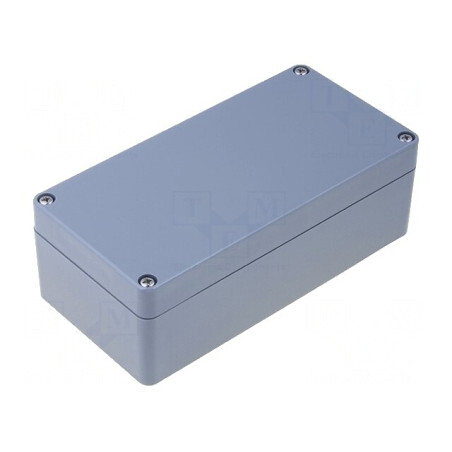 Carcasă universală ABS gri închis IP65 80x160x55mm | Electronic-mag.ro | Componente Electronice