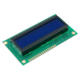 Afișaj LCD 16x2 Alfanumeric LED Albastru | Electronic-mag.ro | Componente Electronice