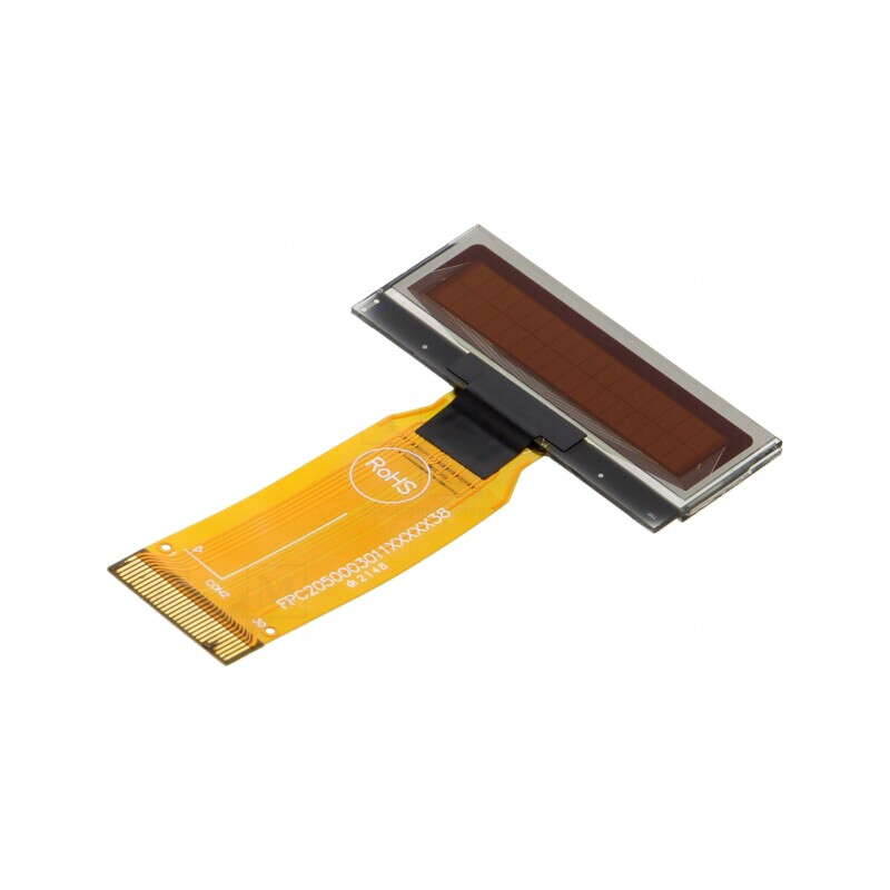 Display OLED Alfanumeric 16x2 39.1x15.8x2.01mm Alb | Electronic-mag.ro | Componente Electronice