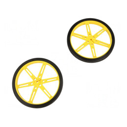 Ax Galbenă Crestătură D cu Împingere 80mm 3mm | Electronic-mag.ro | Componente Electronice