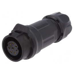 Conector Circular Mufă 16mm 8-PIN Aurit 5A Mamă | Electronic-mag.ro | Componente Electronice
