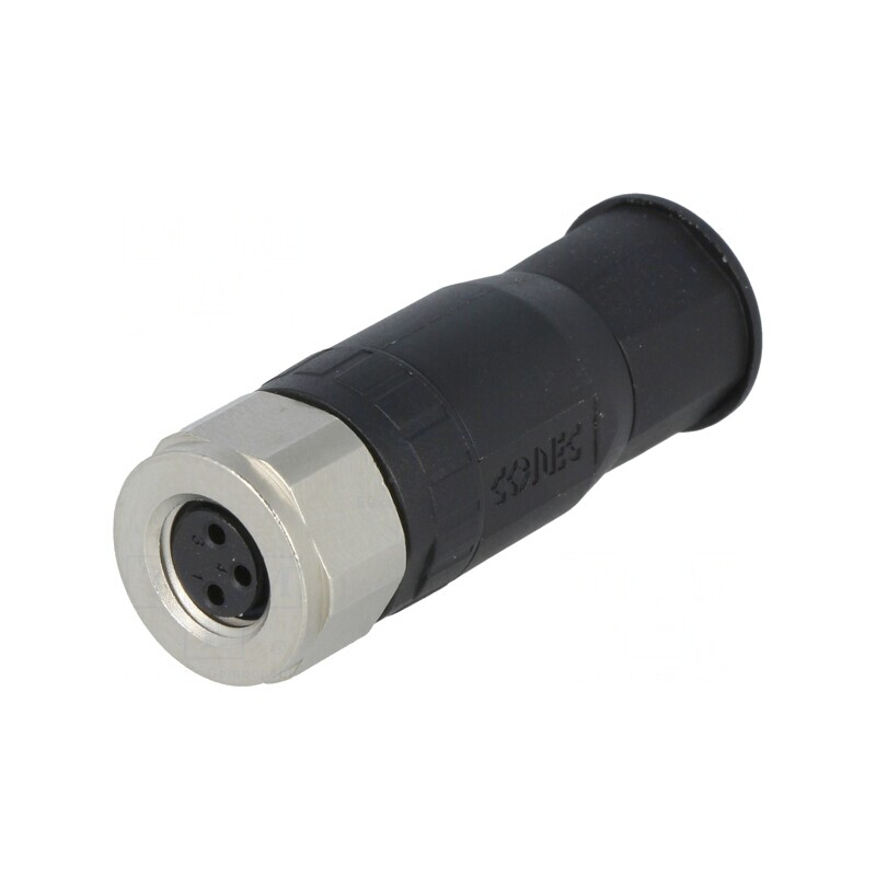 Conector M8 Mamă 3 PIN Drept IP67 pe Cablu 4-5.5mm | Electronic-mag.ro | Componente Electronice