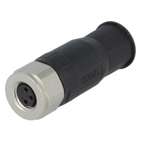 Conector M8 Mamă 3 PIN Drept IP67 pe Cablu 4-5.5mm | Electronic-mag.ro | Componente Electronice