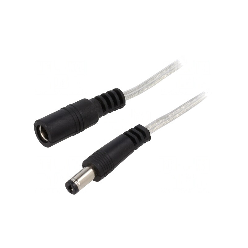 Cablu DC 5m 2x0,5mm2 cu Mufă și Soclu 5,5/2,1 | Electronic-mag.ro | Componente Electronice Cablu DC 5m 2x0,5mm2 cu Mufă și Soclu 5,5/2,1 | Electronic-mag.ro | Componente Electronice