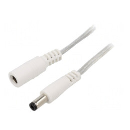 Cablu Alimentare DC 5m 5,5/2,1mm | Electronic-mag.ro | Componente Electronice