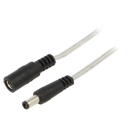Cablu Alimentare DC 5.5/2.5 mm 5m | Electronic-mag.ro | Componente Electronice